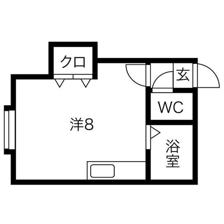 新道東駅 徒歩2分 2階の物件間取画像